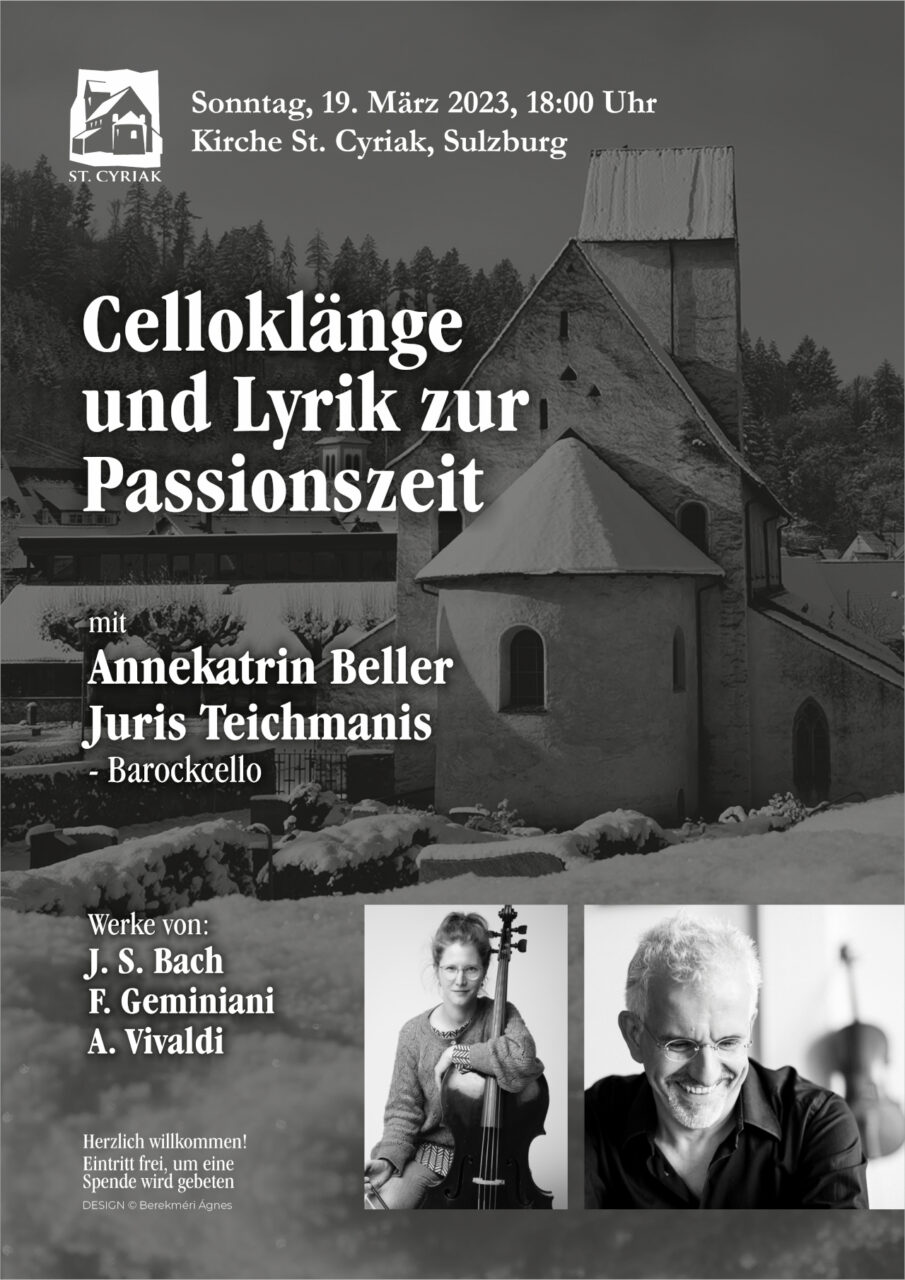Read more about the article Celloklänge und Lyrik zur Passionszeit